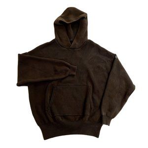 NWOT ALO Yoga Scholar Hooded Sweater in Espresso Brown Unisex